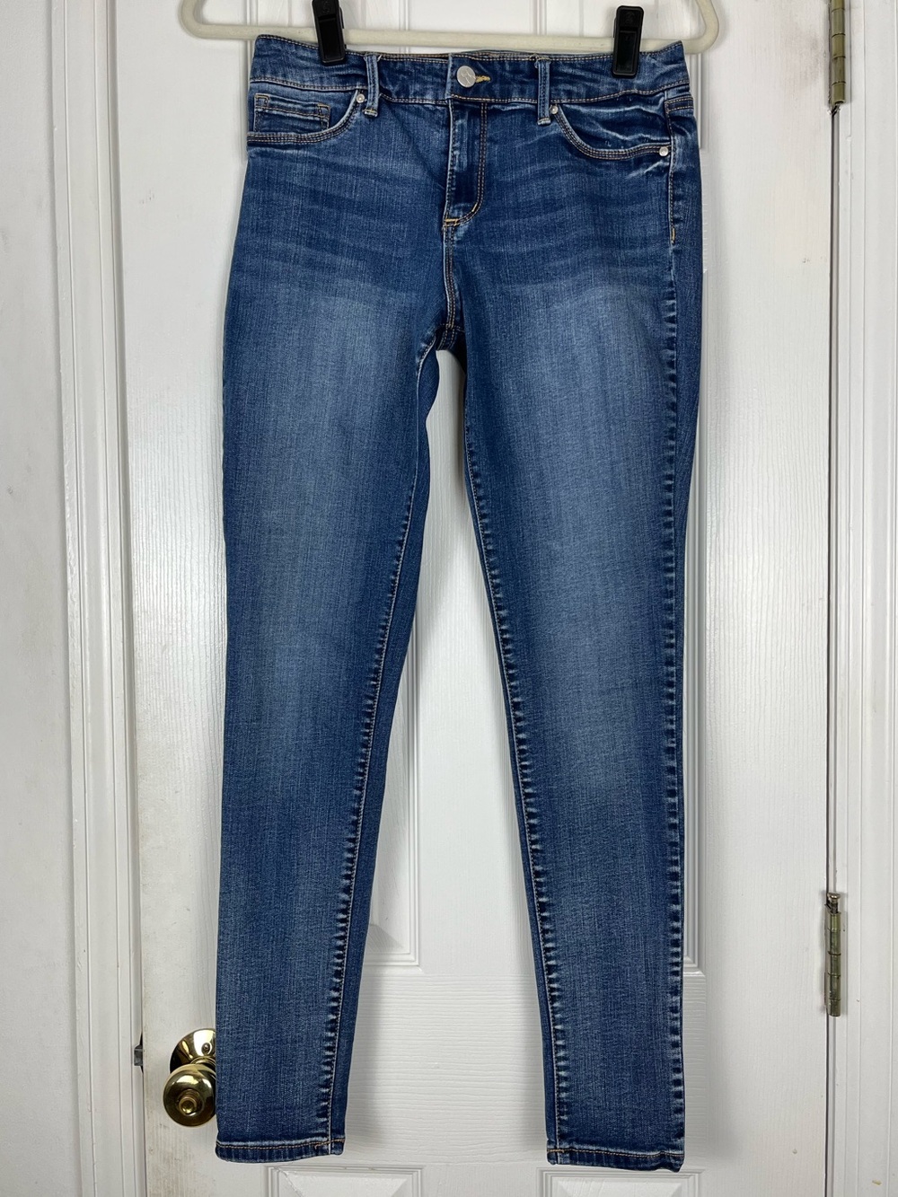 Jessica Simpson Kiss Me Skinny Jeans Sz 6/28 Stretch Denim Mid Rise